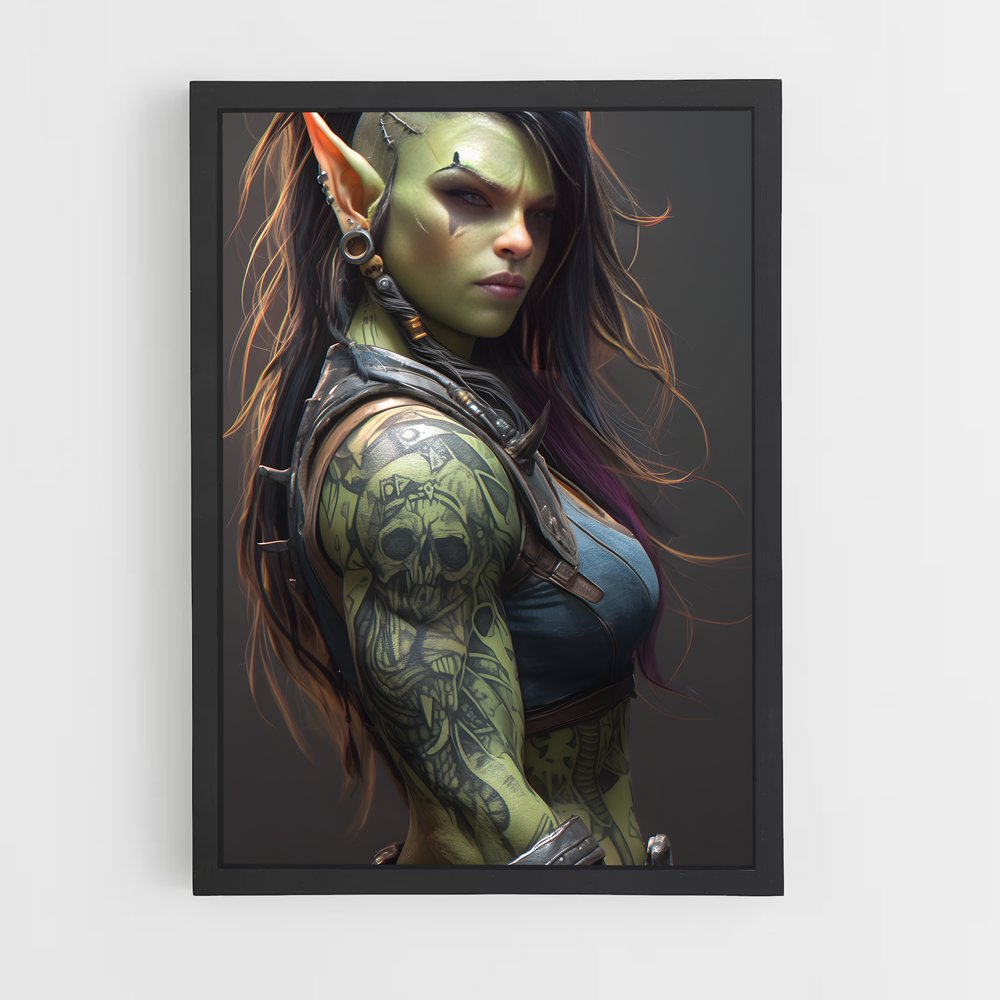 Poster La Gardienne des Runes – affiche World of Warcraft (vue 2)